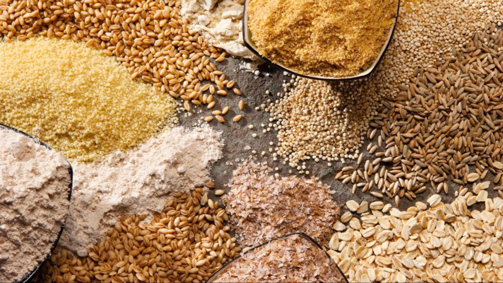whole grains of all types